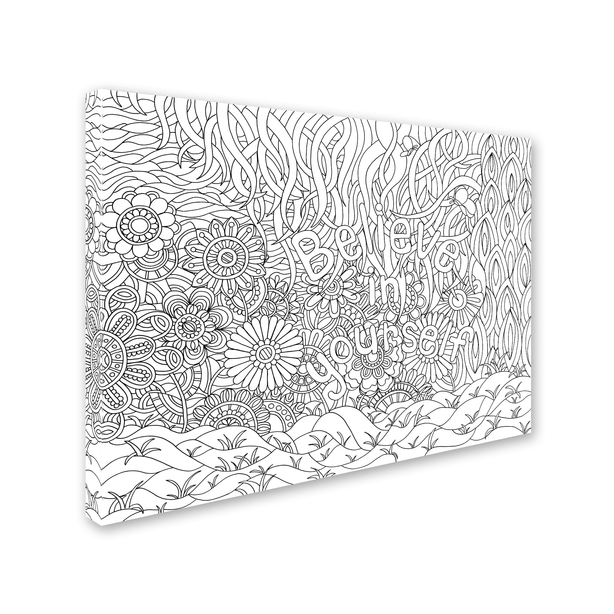 Kathy G. Ahrens 'Mixed Coloring Book 42' Canvas Art 18 x 24