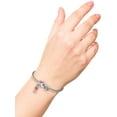 thumbnail image 5 of Connections from Hallmark Women's Crystal Stainless Steel Mom Bead Charm Bracelet, 7.25", 5 of 5
