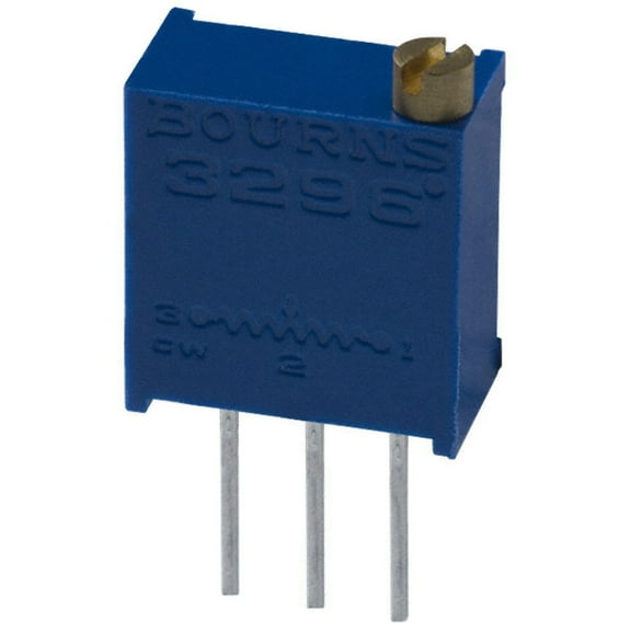 Pack of 4 3296W-1-103RLF Trimmer 10K OHM 0.5W PC Pin Top :RoHS, Cut Tape