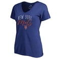 thumbnail image 2 of Women's Royal New York Mets Graceful V-Neck T-Shirt, 2 of 3