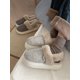 thumbnail image 2 of Botas de nieve para mujer, zapatillas de algodón para pareja para otoño e invierno, zapatos de algodón con aislamiento de felpa para el hogar de moda para hombres, 2 of 5