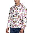 thumbnail image 3 of Naloa French Bulldog Duck Men's Casual Hooded Collar Drawstring Hoodies Pullover Sweatshirts Casual Long Sleeve Shirts-XX-Large, 3 of 7