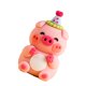 thumbnail image 2 of Figura decorativa de animal de dibujos animados, lindo adorno de plástico suave para fiesta de cumpleaños, escritorio, cerdo, 2 of 13