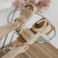 thumbnail image 6 of Women Sandals Soft Bottom Wedge Heels Sandals Summer Beach Shoes Women Platform Sandalias Mujer Elegant Wedges Shoes for Women, 6 of 7