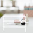 thumbnail image 4 of Raindrops 3pcs Acrylic Riser Display Stand Organizer Showcase Transparent for Retail Display, 4 of 8