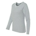 thumbnail image 2 of Gildan Long Sleeve Crew Neck Heavy Cotton T-Shirt (Women's), 2 of 5
