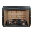 thumbnail image 5 of 23 inch infrared quartz heater fireplace insert -woodlog version with brick, 5 of 9