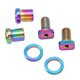 thumbnail image 1 of Kit De Pernos De Titanio Para Bicicletas, Pernos De Ciclismo De Alta Resistencia Para Prevención De Deformaciones De Forma Compacta Para ANGGREK Colorido (6 piezas/caja), 1 of 8