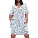 thumbnail image 1 of Royals-Vestido largo holgado con bolsillo para mujer traje informal de verano con patrón de escudo fondo blanco, 1 of 6