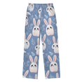 thumbnail image 2 of White Rabbit Lleaves Pattern Pajama Pants Soft Lightweight Lounge Pants Bottoms Sleep Pants Warm Comfy, 2 of 9