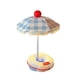 thumbnail image 1 of Lámpara de mesa con forma de sombrilla, lámpara de tela for mesita de noche, luz de noche recargable for dormitorio o sala de estar., 1 of 5