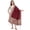 Maroon, variant on Black Women's Woven Banarasi Silk Dupatta with Thread Work and Zari Motifs - Elegant Chunni for Women and Girls - Size: 1M x 2.5M