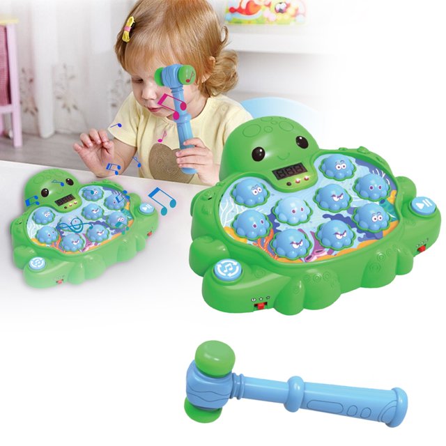 2025 New Whack A Mole Toy Parent Child Interactive Tap Early Education Game Console