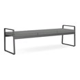 thumbnail image 1 of Gansett Reception Waiting Room 3-Seat Bench / Charcoal Steel / Light Gray, 1 of 5