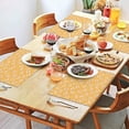 thumbnail image 2 of Yellow Daisy Flower Retro Pattern Summer Placemats Table Placemats Set Of 4-Linen Kitchen Washable Placemats Table Mats 11.8"x17.7" Non-Slip Heat Resistant, 2 of 6