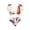 Multi-color, variant on Vedolay Swimsuits For Women Women's Crop Top High Waisted Cheeky Bikini Set Two Piece Swimsuits,B M