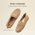 thumbnail image 6 of DREAM PAIRS Women's Knit Loafers Comfortable Arch Support Walking Shoes Lightweight Breathable Casual Slip-on Flats, 6 of 9