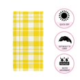 thumbnail image 3 of Yellow Plaid, checkered, tartan seamless pattern suitable for fashion textiles and graphics Bath Towel Absorbent Soft Decoration Hand Tower Multiuses for Bathroom Hotel Gym Spa Beach 30 x 15 inch, 3 of 6