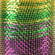 Way To Celebrate Mardi Gras Mardi Gras 10.5 inch Mesh Display, Ombre Mesh