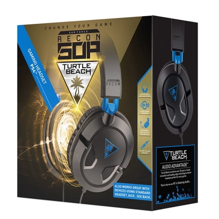 NEW Turtle Beach - Ear Force Recon 50P Wired Gaming Headset - Black