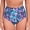 Multi Floral, variant on RELLECIGA Women's High Cut Cheeky High Waisted Bikini Bottoms Tummy Control Swim Bottom Full Coverage Underwear Panties Black Swimsuit Bathing Suit Bottom Size Small