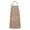 Brown Christmas Gingerbread, variant on Brown Christmas Gingerbread and Drink Apron-Garden Aprons for Women with Pockets-Cotton Linen Waterproof Kitchen Cooking Gardening Aprons Adjustable for Kitchen,Cooking,BBQ and Salon 32"x27"
