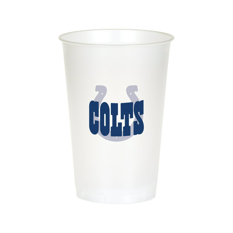 Set of 4 Capital Cups Spirit Cups Indianapolis Colts Holographic 16oz  Amazing