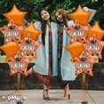 thumbnail image 6 of PMU Graduation Bouquet with (3) 18 Inch Congrats Grad Star & (3) 22 Inch Solid Star Shape Orange Mylar Balloons Pkg/6, 6 of 8