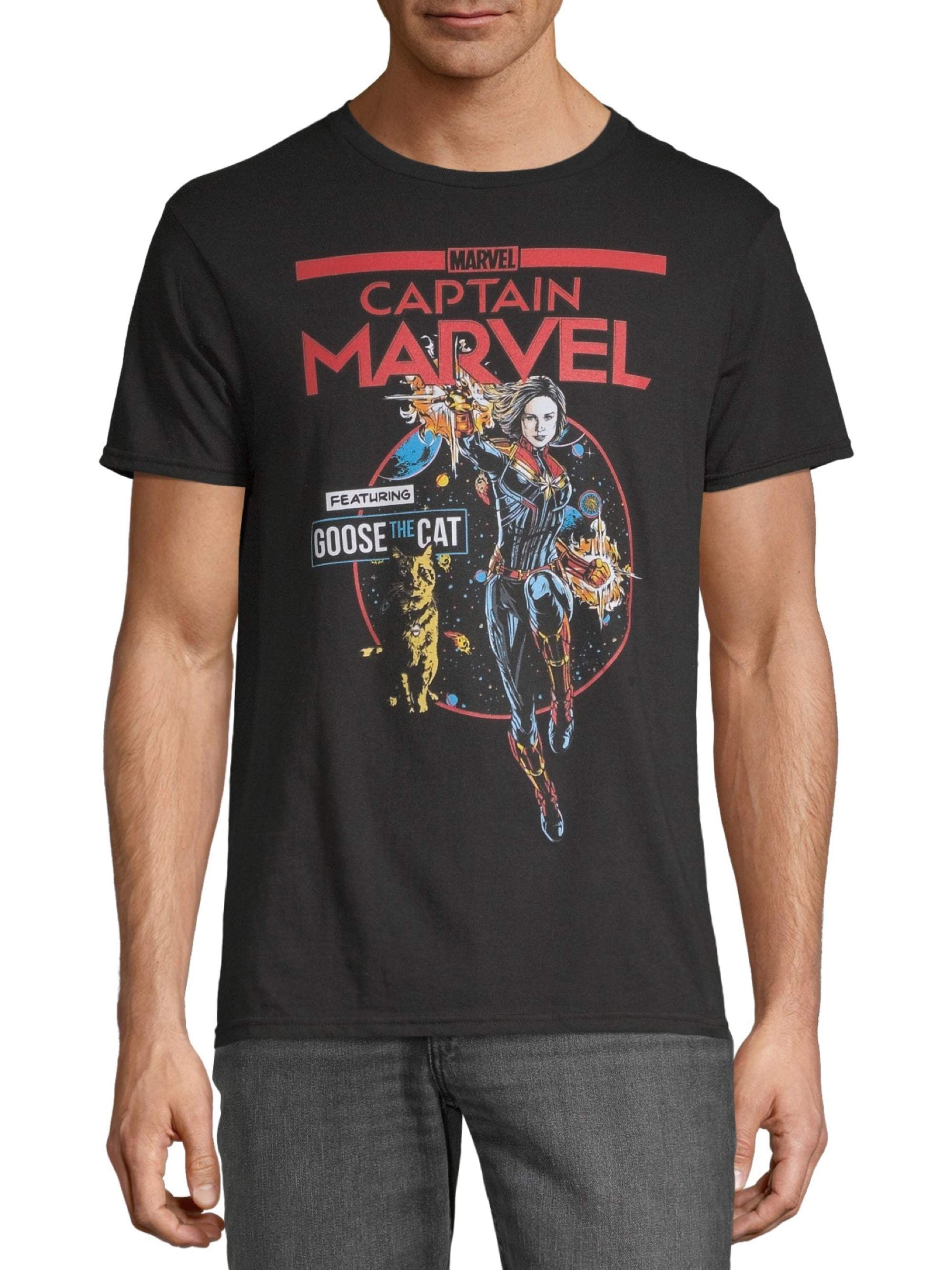 Marvel Men's and Big Men's Captain Marvel Graphic T-shirt - Walmart.com