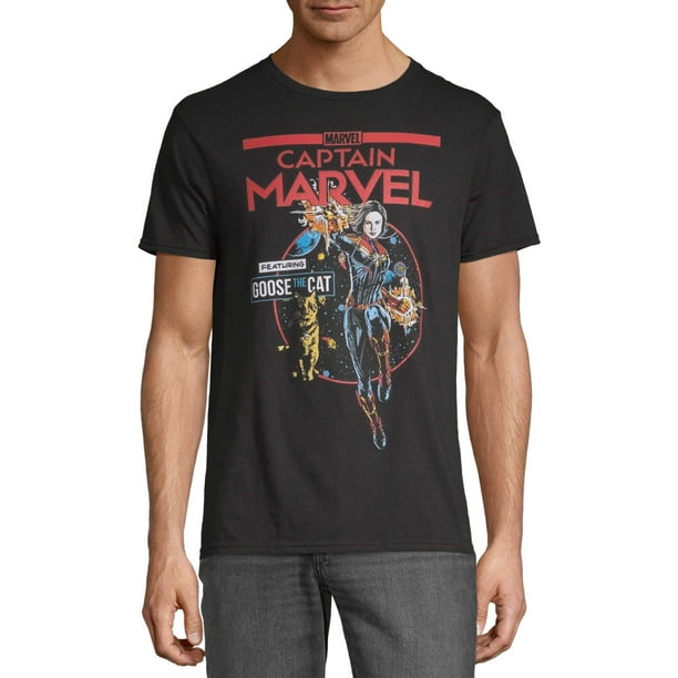 Marvel Marvel Men's and Big Men's Captain Marvel Graphic Tshirt