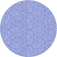 thumbnail image 1 of Ahgly Company Machine Washable Indoor Round Transitional Light Slate Blue Area Rugs, 5' Round, 1 of 7