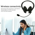 thumbnail image 4 of Auriculares inalámbricos Auriculares telefónicos 50 Ajuste de 3 Botones Cancelación de Ruido Almohadillas para los oídos amigables con la Piel con Transmisor USB para, 4 of 8