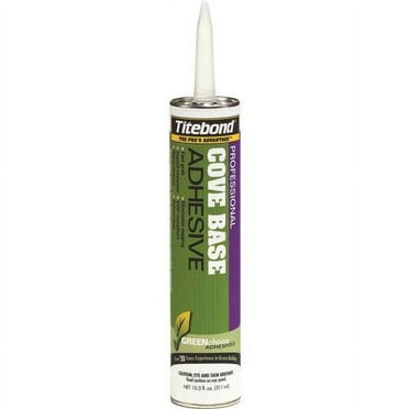 1 PC,Titebond 3401 GREENchoice Professional Cove Base Adhesive, Beige, 10.5 Oz