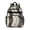 Black and Gold Marble Pattern, variant on Blue and Gold Marble Pattern Cute School Backpack Bag for School with Padded Back and Adjustable Shoulder Straps 15.25"x11.5"x5.25"