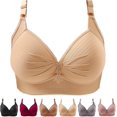 thumbnail image 1 of Newintops 2024 Plus Size Comfortable Underwear Bra, Comfortable and Highly Elastic Wireless Support Bra, 1 of 7