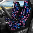 thumbnail image 2 of Pzuqiu 14 Pcs Automotive Seat Cover Accessories Blue Sea Turtle Front Rear Car Seat Covers Steering Wheel Seat Belt Headrest Center Console Pad Coasters Chapstick Keychain Holder Keys Wrist Lanyard, 2 of 7