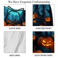 thumbnail image 4 of luoweisi Men's Beach Shorts Quick Dry Swim Trunks with Mesh Lining Halloween Pumpkin S, 4 of 5
