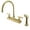Polished Brass, variant on Kingston Brass KS8792CML Manhattan Centerset Kitchen Faucet, Polished Brass