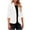 White, variant on Blazers for Women Hemlock 3/4 Sleeve Suit Jackets Open Front Business Casual Lightweight Work Suit Outer Wear Womens Blazer