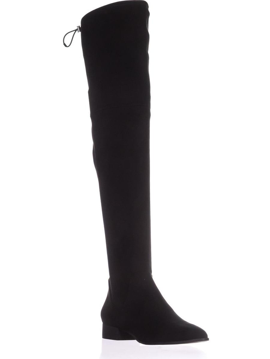 DKNY Womens DKNY Tyra Wide Calf Over The Knee Boots, Black