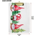 thumbnail image 3 of FMSHPON Christmas Gnome Xmas Tree Present Clipboard Hardboard Wood Nursing Clip Board and Pull for Standard A4 Letter 13x9 inches, 3 of 5