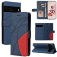 thumbnail image 1 of GANGXUN Flip Case for Google Pixel 7 Pro – Leather Wallet Cover with Card Slots, Kickstand & Color Stitching Protective Folio, 1 of 6