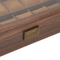thumbnail image 2 of Watch Box Organizer, Watch Box for Men Watch Display Case Wood Luxury Watch Box, 12 Compartment Wood Grain Display Storage Case Ultra Smooth PU Leather Interior, 2 of 9