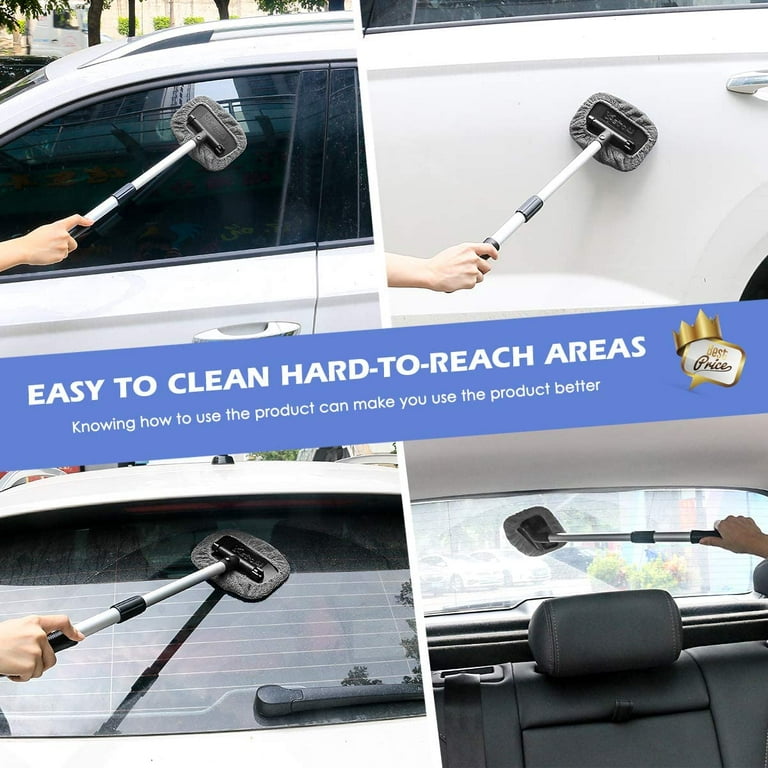 Car window cleaner tool