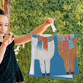 thumbnail image 5 of Llama Love Valentine Hand Towel Absorbent Bath Towels for Bathroom Sports Gym 28" x 14" Set of 2, 5 of 8