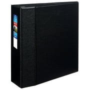 Angle View: Avery 4" Heavy Duty Binder, One-Touch EZD Ring, Black, 780 Sheets