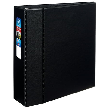 Avery 4" Heavy Duty Binder, One-Touch EZD Ring, Black, 780 Sheets