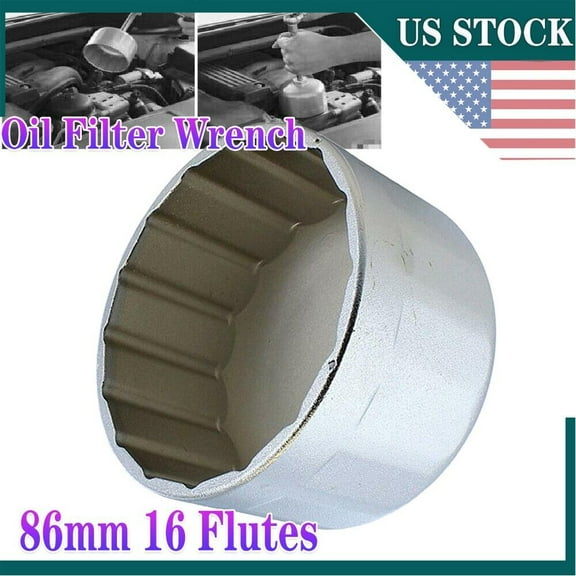 Oil Filters Wrench for 86mm Cartridge Style Oil Filter Housing Caps For BMW 325i
