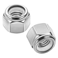 thumbnail image 2 of 1/2-13 Nylon Insert Hex Lock Nuts Locknuts, 304 Stainless Steel 18-8, Bright Finish, 25 PCS, 2 of 4