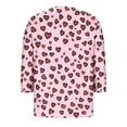 thumbnail image 5 of Fall Shirts Women's Tops and Blouses Women 3/4 Sleeve Tops Plus Size Work Blouses New Arrivals, 5 of 5
